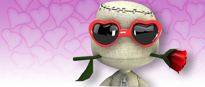 Valentines med Sackboy