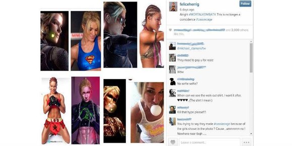 MMA-stjerne mener nye «Mortal Kombat» stjeler utseende hennes