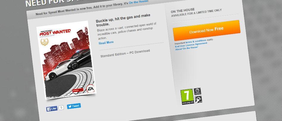 Slik får du «Need For Speed: Most Wanted» helt gratis