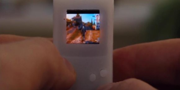Her er verdens minste, fullt fungerende, Game Boy