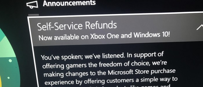 Nå kommer refundering av nedlastede spill til Xbox og Windows 10