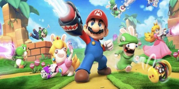 Når «Mario» møter «Rabbids» blir det fargerikt og vimsete