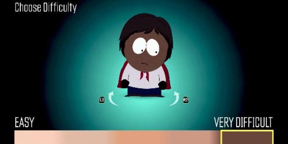 Hudfargen bestemmer vanskelighetsgraden i «South Park: The Fractured But Whole».