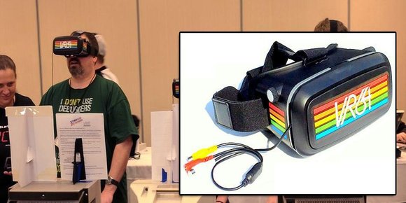 Har lagd VR-headset til Commodore 64
