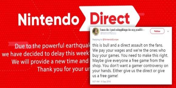 Nintendo utsatte spillpresentasjon etter dødsjordskjelv - og fanboysene mistet vettet