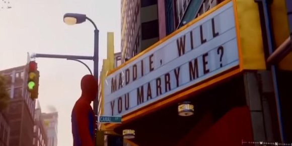 Utviklerne ville bare hjelpe «Spider-Man»-fan med å bli gift, og la inn hemmelig frieri i spillet