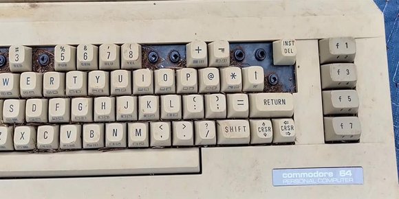 Commodore 64 lå ute i ti år og var full av møkk og rust
