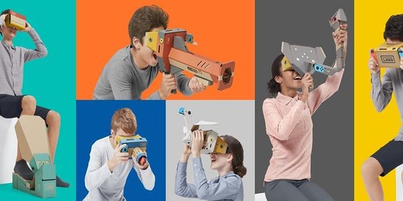 Nintendo gir ut VR-briller av papp til Switch