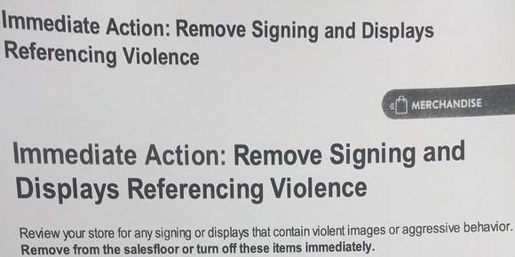 Walmart fjerner demostasjoner og plakater med voldelige dataspill, men skal fortsette å selge våpen og ammunisjon