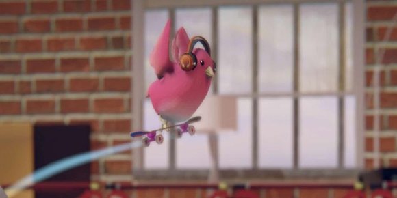 Sjekk ut ny trailer fra «Skatebird» – spillet hvor du er en spurv på rullebrett