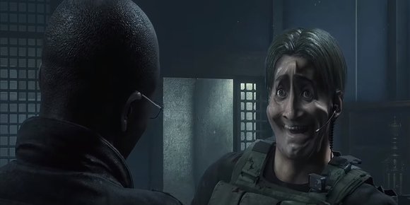 «Resident Evil 3» med ansiktsanimasjonene skrudd opp til 500 prosent er kunst