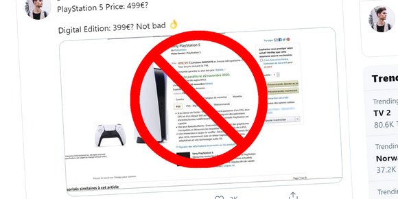 Nei, Amazon har ikke lekket PS5-prisen eller datoen