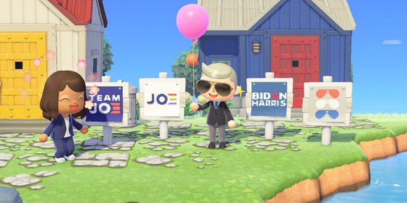 Joe Biden tar valgkampanjen inn i «Animal Crossing»