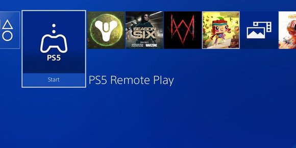 Åpner for å spille PS5 på PS4