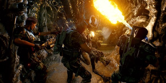 Annonserer «Aliens Fireteam»