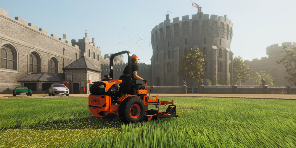 Nå kommer gressklippersimulatoren