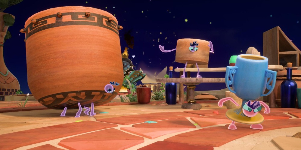 Lag, pynt og knus i Double Fines nye spill