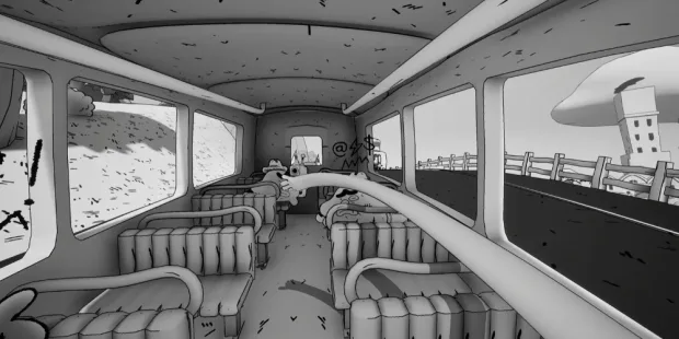 Klask til slitsomme passasjerer i «Thank You Bus Driver»